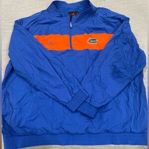 Men's Jordan Brand Royal Florida Gators 2019 Coaches Sideline Half-Zip Jacket